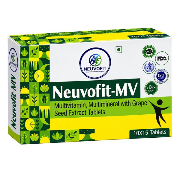 Neuvofit-MV – Multivitamin, Multimineral with Grape Seed Extract Tablets (15 Tablets)