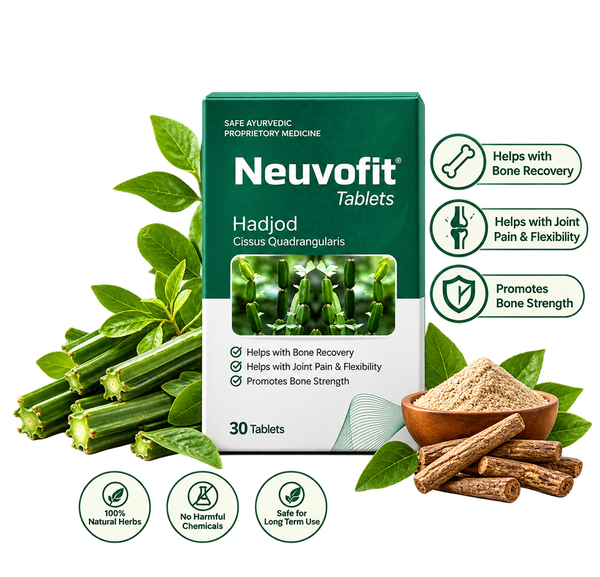 Neuvofit Hadjod – Cissus Quadrangularis Tablets (30 Tablets)