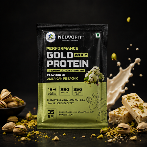 Neuvofit Performance Gold Whey Protein – Trial Pack (100g, All 3 Flavours)