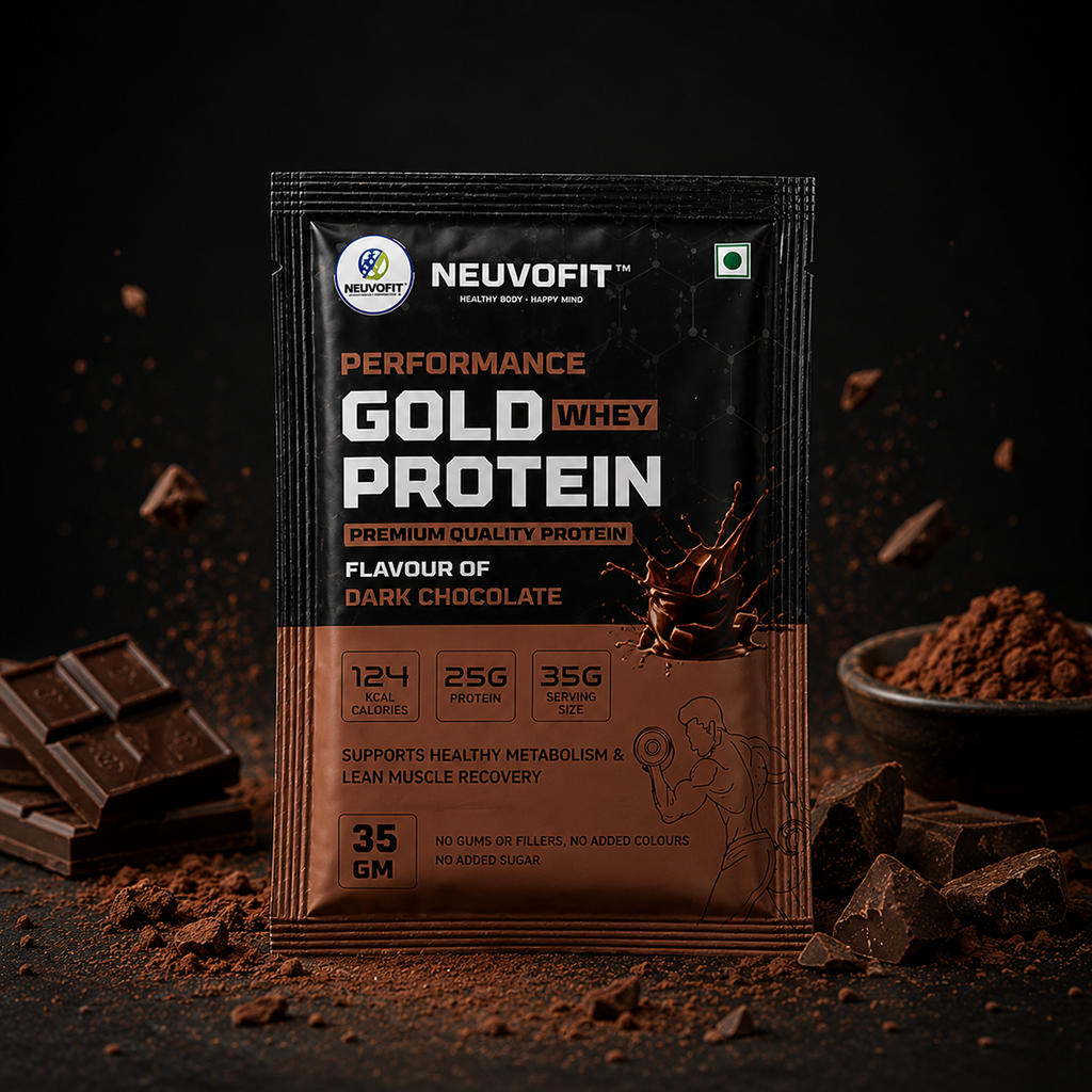 Neuvofit Performance Gold Whey Protein – Trial Pack (100g, All 3 Flavours)