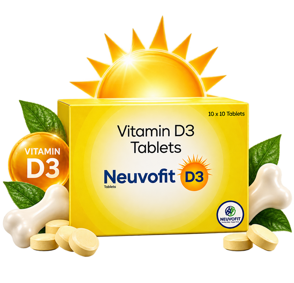 Neuvofit D3 – Vitamin D3 Tablets (10 Tablets)