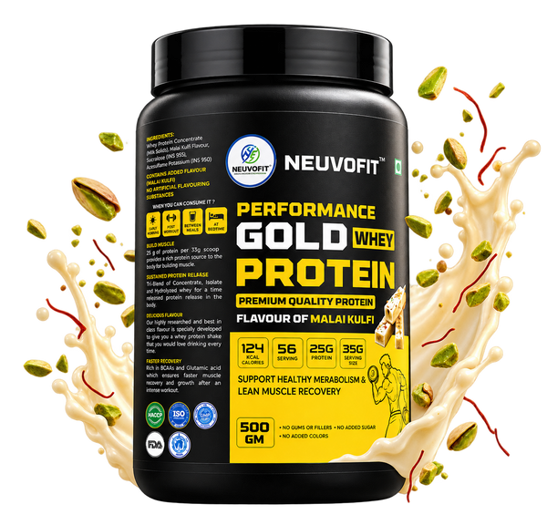Neuvofit Performance Gold Whey Protein – Malai Kulfi